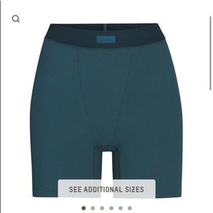 Skims Soft Lounge Boxers in Teal